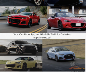 Sport Cars Under $50,000