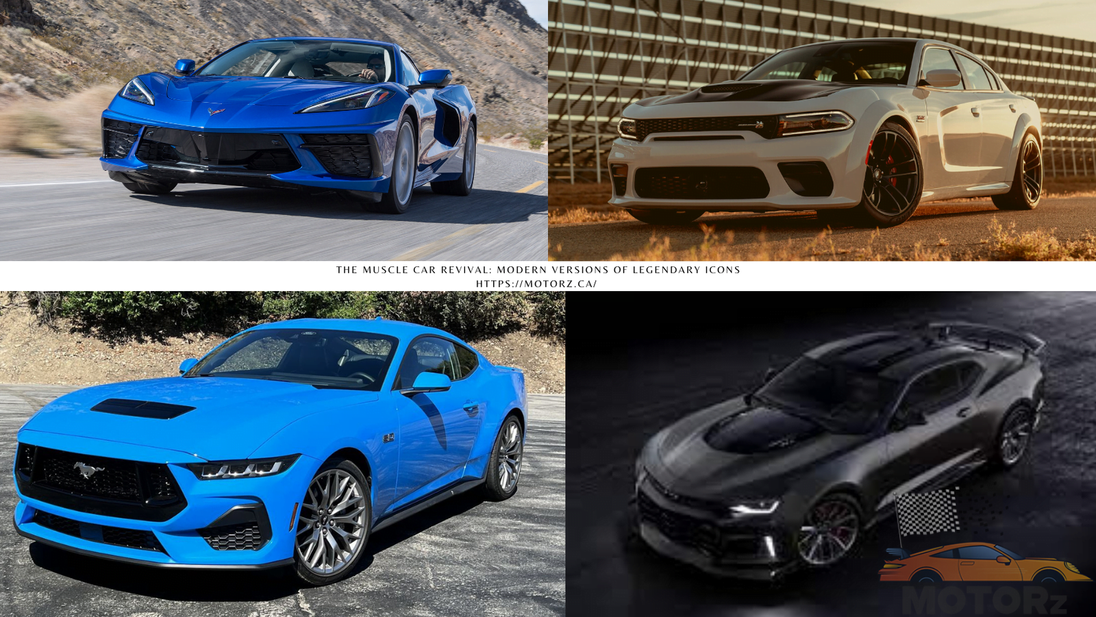 The Muscle Car Revival Modern Versions of Legendary Icons
