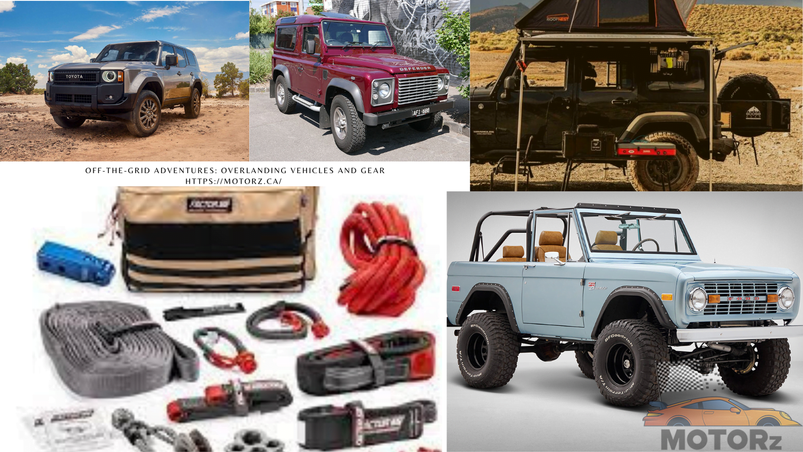 Off-the-Grid Adventures Overlanding Vehicles and Gear