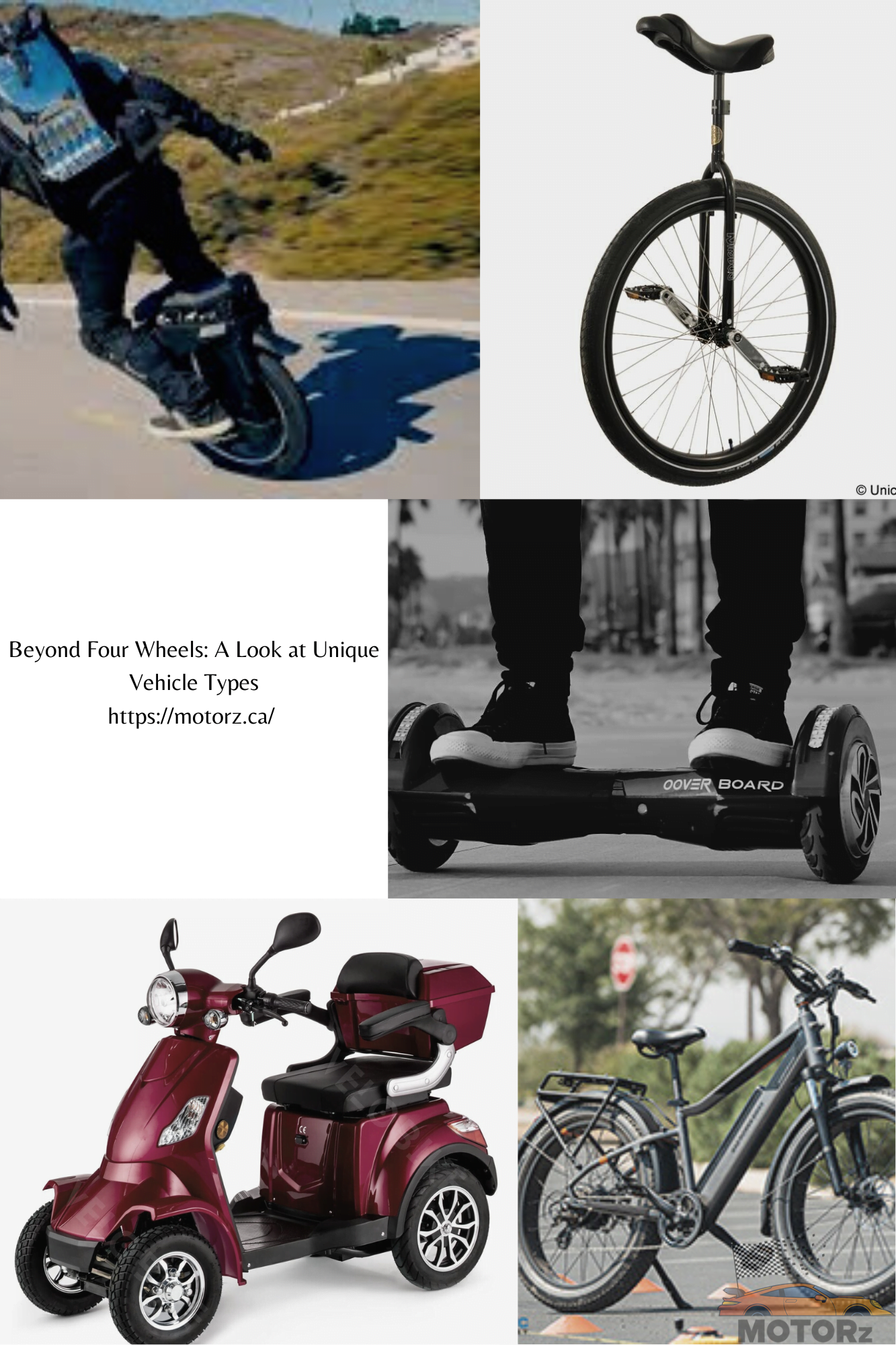 Beyond Four Wheels A Look at Unique Vehicle Types