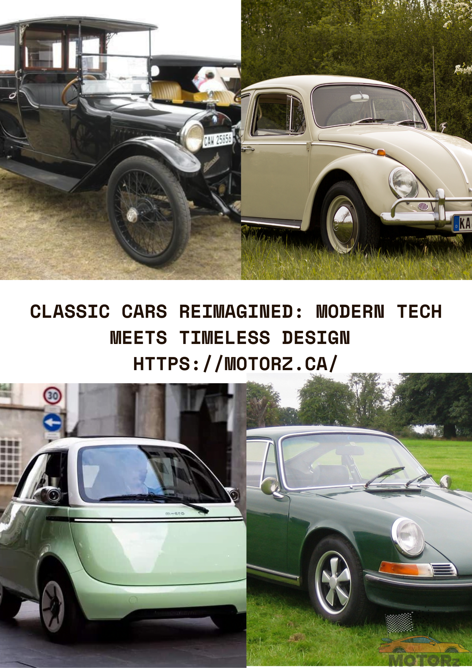 Classic Cars Reimagined Modern Tech Meets Timeless Design