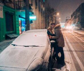 Winter Driving at Night