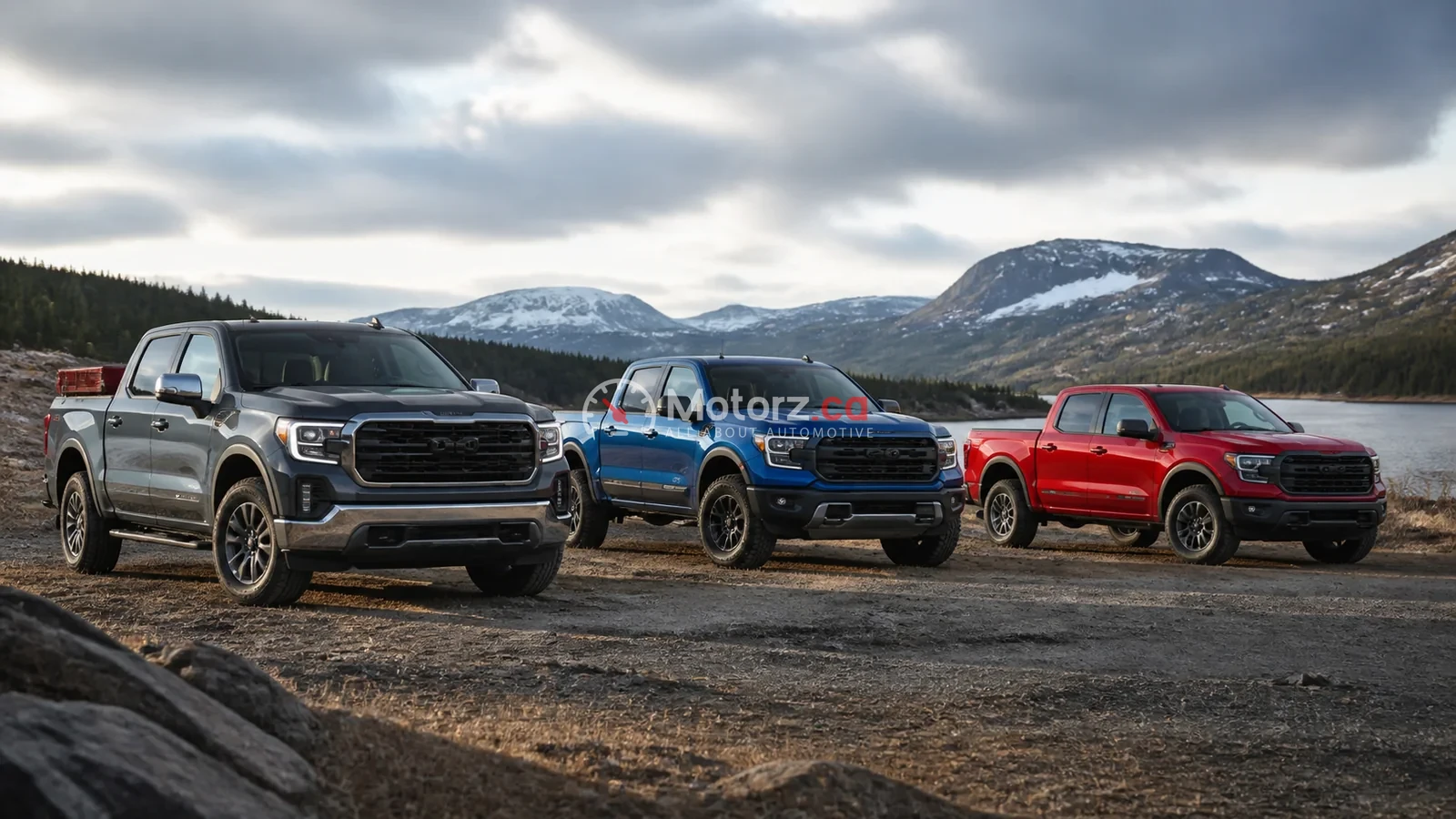 Best-Selling Trucks in Canada: 2025 Data and Buyer Guide 6 Conceptual lineup of unbranded pickup-truck categories in Canada