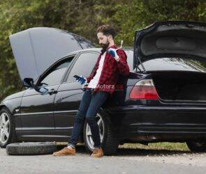 Car Breaks Down in Montreal