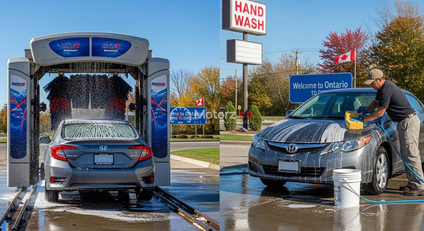 Choosing the Right Car Wash in Ontario: Automatic vs. Hand Wash