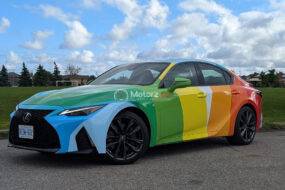 Rainbow-Wrapped Mom Mobile