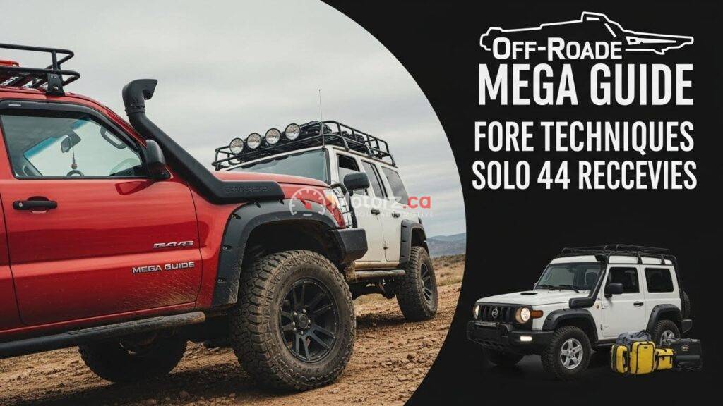 Techniques for Solo 4x4 Vehicle