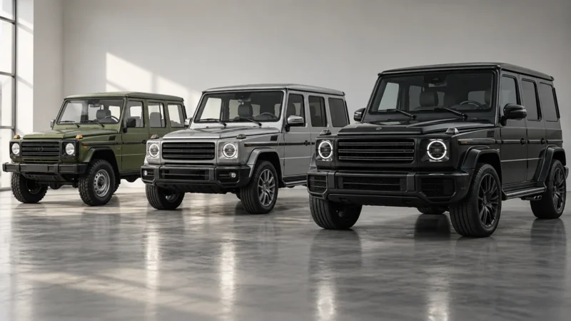 Mercedes-Benz G-Class: Design, History and Market Identity 20 Conceptual boxy luxury off-road SUV; not an exact Mercedes-Benz model photograph
