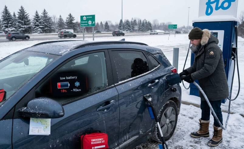 EV Winter Range Loss in Ontario: The Real Science and Survival Guide