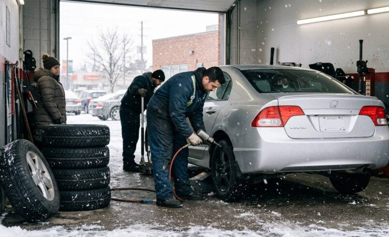 The 7-Degree Threshold: When to Switch to Winter Tires in Brampton