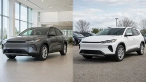Comparable vehicles in new and pre-owned settings
