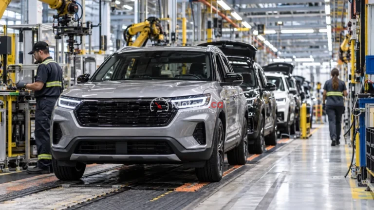 Canadian Automotive Data & Research 16 Conceptual unbranded vehicles on a modern automotive assembly line